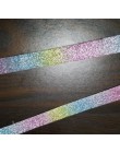 1,38 M/10mm 25mm ancho lazo para Pascua PU tela de correas DIY cinta con arcoiris para manualidades satén nastro raso wstazka L-