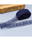 10 yardas/lote de alta calidad hermosa cinta de lazo 40MM recorte de encaje DIY bordado para costura decoración tela de encaje a
