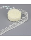 (5 yardas/rollo) 15mm tela de encaje blanco correas decoración precioso Material de embalaje de regalo