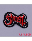 Pulaqi Metal banda parche letras tela parches bordados para ropa apliques música Rock bandas insignias planchar parches F
