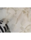 6CM de ancho bordado caliente flor blanca tul tela de encaje cinta DIY costura volantes apliques cuello dubai vestido guipur Dec