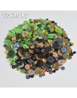 TPSMOC tamaño de la mezcla 50 gramos de mano de muñeca ropa botones de la resina promociones mixto para coser a libro de recorte
