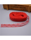 10 metros de cinta de lazo ancho 20MM recortar DIY bordado Red Para Boda de cable para decoración de costura tela africana de en