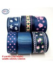 HL artesanía Multi Mixed Printed satén Grosgrain Ribbons accesorio de costura DIY cinta de regalo para la decoración de la boda 