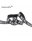 Crafts 5 y/lot Multi option letras/números patrón impreso grogrén cinta DIY ropa hecha a mano artesanía materiales S0602