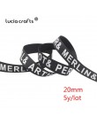 Crafts 5 y/lot Multi option letras/números patrón impreso grogrén cinta DIY ropa hecha a mano artesanía materiales S0602