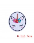 Prajna Hippie unicornio Animal raya en la ropa bordado hierro en parches para niños parche de manualidades para ropa aplique adh
