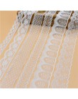 Hermosos 10 yardas blanco cinta de encaje ancho francés africano tela de encaje adornos de encaje para accesorios de costura rop