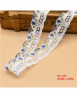2018 cinta de lazo blanco caliente 10 yardas de ancho 45MM tela de ajuste DIY cordón bordado para la decoración de costura tela 