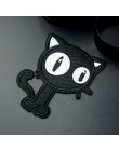 Gato Negro (tamaño: 6,0X7,3 cm) DIY insignias de tela parche bordado apliques de costura adhesivos para Ropa Accesorios de ropa