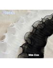 12CM de ancho 2019 moderno bordado flor tul tela de encaje cinta de ajuste DIY costura colmena aplique cuello flecos decoración 