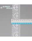 (5 yardas/rollo) 40mm tela de encaje blanco cinta decoración Material de embalaje