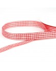 10 yardas/lote 1/1. 5cm Rojo Negro escocés cuadrícula impresa cinta para DIY hogar embalaje de regalo de decoración cintas de Na