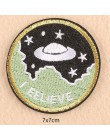 Nirvana espacio astronauta hierro en Parches Apollo insignia pasta conjunto motivos bordados parche ropa insignias Rock DIY etiq