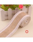 50mm ancho de lino rollo de cinta de encaje con flecos para ropa sombrero bolsa decoración del hogar Navidad boda decoraciones s