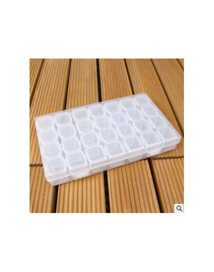 28 ranuras caja de pintura de diamante accesorios de plástico transparente para abalorios cajas de almacenamiento herramientas d