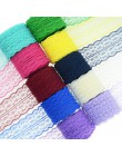 21 colores 10 m (45mm) cinta de encaje doble artesanía bordado ribete de encaje de malla cinta de tela DIY costura accesorios pa