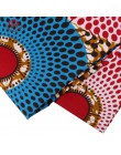 2019 con cera y poliéster africano de Ankara imprime tela cinta cera Real Alta Calidad 6 yardas tela africana para vestido de fi