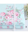 40*50cm elige color 100% tela de algodón Victoria rosas azules ropa de cama DIY para coser patchwork cojín tejidos acolchados