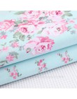 40*50cm elige color 100% tela de algodón Victoria rosas azules ropa de cama DIY para coser patchwork cojín tejidos acolchados