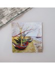 1 Uds. Van Gogh pintura al óleo 18cm x 18cm tela de algodón Patchwork telas costura de tela DIY Patchwork bordado a mano acolcha