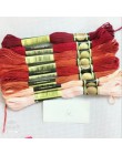 Multi Colors 8 unids/lote 7,5 m longitud Similar DMC hilos de punto de cruz de algodón hilos de bordado para DIY costura oneroom