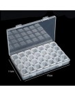 8/28 ranuras caja de pintura de diamante accesorios de plástico transparente para abalorios cajas de almacenamiento herramientas