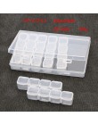 8/28 ranuras caja de pintura de diamante accesorios de plástico transparente para abalorios cajas de almacenamiento herramientas