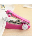 1 Pza portátil Mini máquina de coser Manual herramientas de coser de funcionamiento Simple tela de coser herramienta de costura 