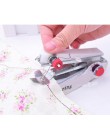 1 Pza portátil Mini máquina de coser Manual herramientas de coser de funcionamiento Simple tela de coser herramienta de costura 