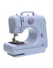 Fanghua Mini 12 puntadas máquina de coser multifunción hogar doble hilo y velocidad libre-brazo artesanal máquina de zurcido LED