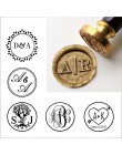 Sello de sello de cera de dos iniciales personalizadas, Kit de sello de cera personalizado, sellos de invitación de boda, regalo