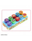 Ronda Multicolor diversión 10 Uds lindo Panda Niño DIY álbum de recortes niños sello de dibujos animados sellos de goma Scrapboo