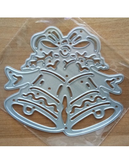 Mejor venta troqueles de corte de Metal Navidad cascabeles DIY plantilla decorativo álbum de recortes artesanía 1 pieza