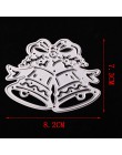 Mejor venta troqueles de corte de Metal Navidad cascabeles DIY plantilla decorativo álbum de recortes artesanía 1 pieza