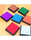 12 colores lindo Inkpad de a base de aceite de las almohadillas de tinta para esponja sellos tela Scrapbooking decoración huella