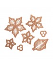 YaMinSanNiO 7 unids/lote troqueles de corte de Metal hojas de flores 3D troqueles de Scrapbooking para hacer tarjetas DIY corte 