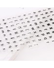 1 Uds. Sello de goma serie del alfabeto inglés sello de silicona decoración de álbum de fotos hojas de sellos transparentes DIY 