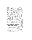 4*6 pulgadas ME elefantes conejos Piggy mono tigre león transparente sello claro sellos para DIY tarjetas de papel para álbum de