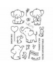 4*6 pulgadas ME elefantes conejos Piggy mono tigre león transparente sello claro sellos para DIY tarjetas de papel para álbum de