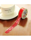 Flor de encaje de papel Washi cintas de regalo cinta diy para album de recortes de diario Deco foto pegatinas decorativas para á