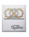94*41mm troqueles de corte de Metal Feliz Navidad palabra de invierno troquelado Scrapbooking de acero al carbono crear sellos t