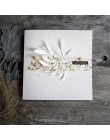 Cornisas pastizales Eucalyptus rama con flores troqueles de corte de Metal para bricolaje álbum de recortes papel manualidades d