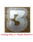 Gran 0-9 números 10 cm, de corte de Metal muere 13,2 cm Plantilla de plástico para DIY álbum de recortes de papel artesanal tarj