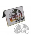 Árboles animales ciervos marcos Metal troqueles de corte para DIY Scrapbooking tarjeta que hace plantilla del álbum en relieve s