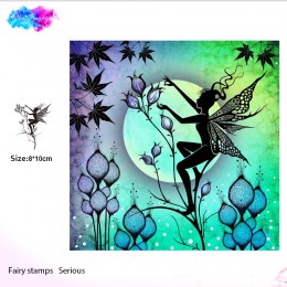 Fairy angel sello claro o sello para DIY Scrapbooking/hacer tarjetas/niños divertidos suministros de decoración