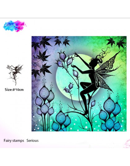Fairy angel sello claro o sello para DIY Scrapbooking/hacer tarjetas/niños divertidos suministros de decoración