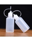 10/30ML aplicador de pegamento de plástico reutilizar aguja exprimidor botella para papel acolchado bricolaje álbum de recortes 