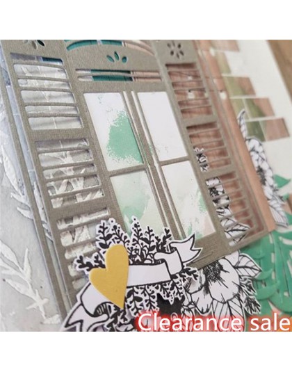 Troqueles de corte de Metal de ventana para Scrapbooking nuevos 2019 artesanías troquelado para hacer tarjetas álbum en relieve