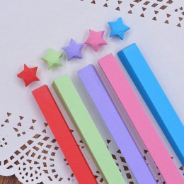 5/7/10/27 colores conjunto de colores mixtos artesanía de papel plegable estrella de la suerte Origami papel hecho a mano casa D